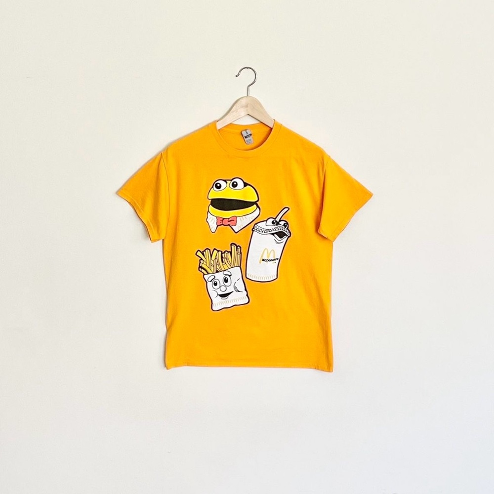 McDonald’s Food Buddies Graphic Orange T Shirt Adult size Medium